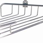 ESQUINERO SIMPLE 1 CANASTO 380x80x285 mm BRONCE CROMO ACCECO