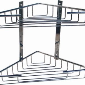 ESQUINERO DOBLE 2 canastos 380x365x285 mm BRONCE CROMO ACCECO