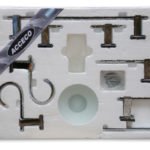 SET ACCESORIOS DOMENICA CROMO 7 piezas BRONCE CROMO ACCECO