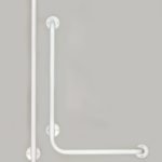 BARRAL ANGULAR 90? Izquierdo 480 x 680mm Blanco ACCECO