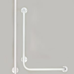BARRAL ANGULAR 90? Izquierdo 480 x 680mm Blanco ACCECO