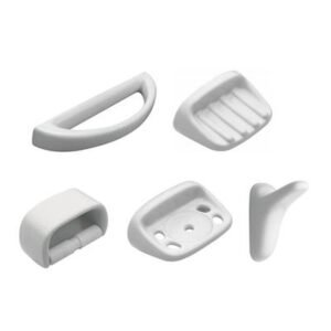 [65470]-SET ACCESORIOS 5 piezas BLANCO PEGAR FERRUM