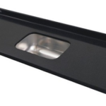 MESADA C/ BACHA CENTRAL DE ACERO 1.60 mts "NEGRO"