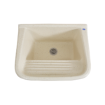 PILETA LAVAR 50x40x28 Blanca c/fregadero-jabone "MS"