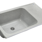 PILETA LAVAR C/MESADA der Blanca 80x48x27 "MS"