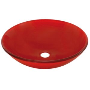 BACHA DE CRISTAL APOYAR 41,5 cm SEVILLA ROJO DACCORD