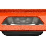 MESADA C/ BACHA CENTRAL DE ACERO 1.80 mts "ROJO" DURAFORT