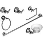 [78225]-SET 6 PIEZAS Metal Cromo Mod DOMANI de PIAZZA