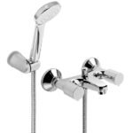 [78234]-DUCHA EXTERIOR C/TRANSF y Duchador de mano mod DOMANI de