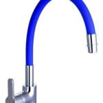 [78807]-MONOCOMANDO COCINA MESADA c/ manguera flexible AZUL Mod