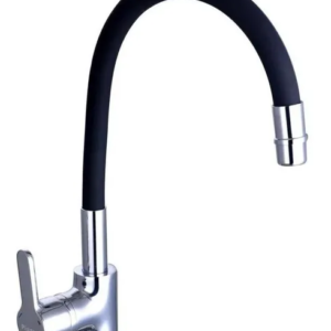 [78808]-MONOCOMANDO COCINA MESADA c/ manguera flexible NEGRA Mod