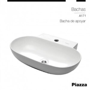 [77858]-BACHA LOSA APOYAR 1 Agujero 560x395x125 PIAZZA