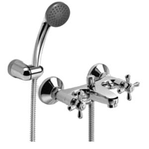 [78239]-DUCHA EXTERIOR C/TRANSF y Duchador de mano mod VILLAGE de