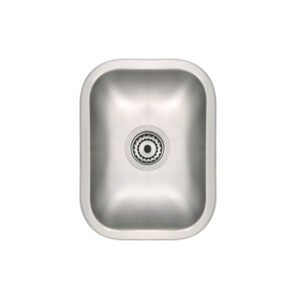 [76858]-BACHA SIMPLE BAJO MESADA 27x37x20 Acero 304 18/10 MI PILETA