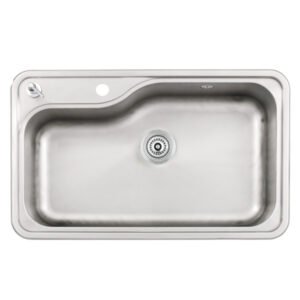 [76833]-BACHA SIMPLE ENCASTRABLE Linea Lujo 76x46x22 Acero 304 18/8