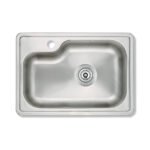 [76834]-BACHA SIMPLE ENCASTRABLE Linea Lujo 56x36x22 Acero 304 18/8 AMICA MI PILETA