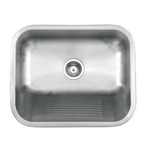 [76838]-PILETA LAVAR ENCASTRABLE LUJO 50x37x24 Acero 304 18/10 MI PILETA
